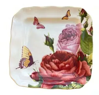 Becca Square App Plate, set of 6