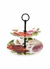 Becca Two Tier Cake Stand, 1 set