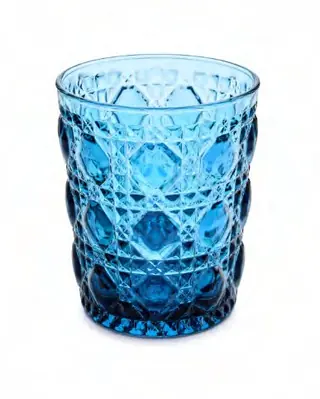 Marina Emboss Tumbler – Blue, set of 6