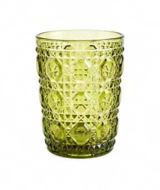 Marina Emboss Tumbler – Green, set of 6