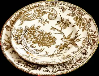 Adelaide Gold Electroplating Dinner Plate, set of 6