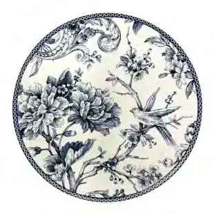 Adelaide Blue Salad Plate, set of 6