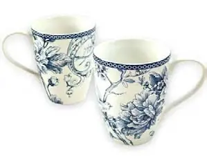 Adelaide Blue Mug, set of 4