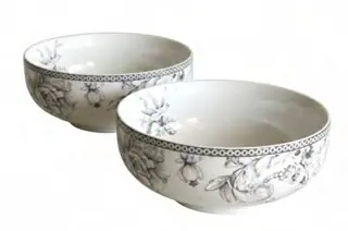 Adelaide Antique White Small Bowl, set of 6