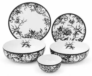 Adelaide Antique White 21-Pc Dinner Set, set of 21