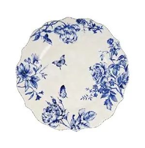 Blue Flower Quarter / Salad Plate, set of 6
