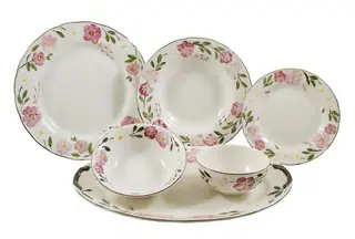 Cherry Blossom 28-Pc Dinner Set, set of 28