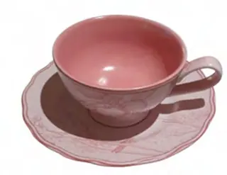 Hudson Pink Tea Cup & Saucer, set of 12